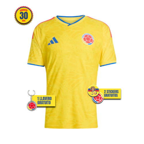 Camiseta Colombia Local Mundial 2026 - Version Jugador