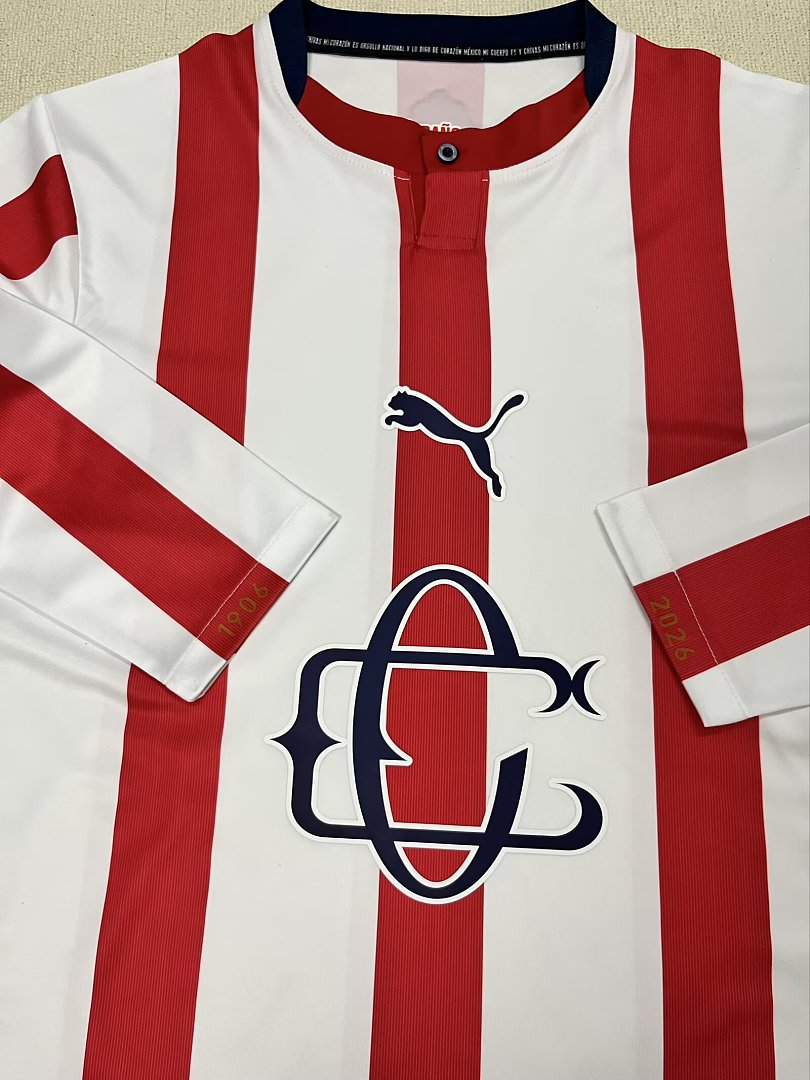 Chivas Guadalajara 120th Anniversary Long Sleeve 2026/27 — product view 4