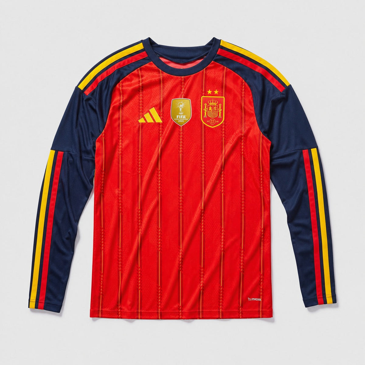 España Local Fan Manga Larga 2026/27 - 2 Estrellas Campeón ⭐⭐