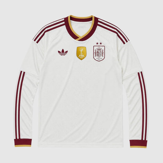 Spain Away Fan Long Sleeve 26/27 - 2 Stars front view