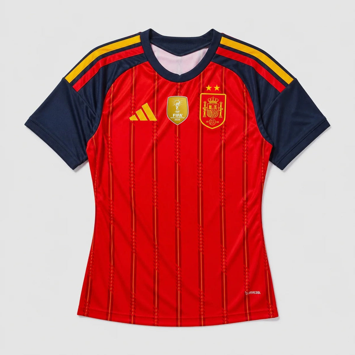 Espanha Titular Feminina Fan 2026/27 - 2 Stars Winner ⭐⭐