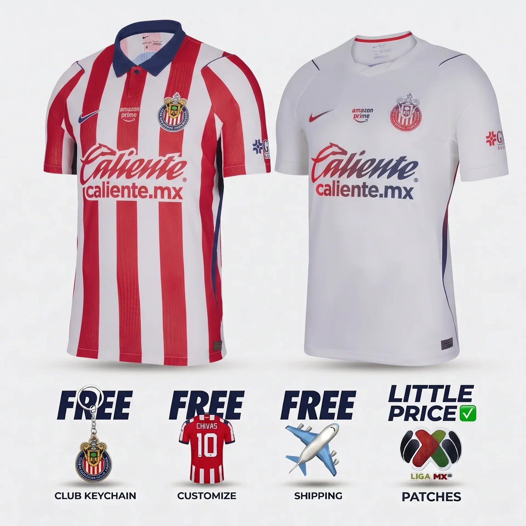 COMBO Chivas Guadalajara Home and Away Fan 2026/27 — product view 1