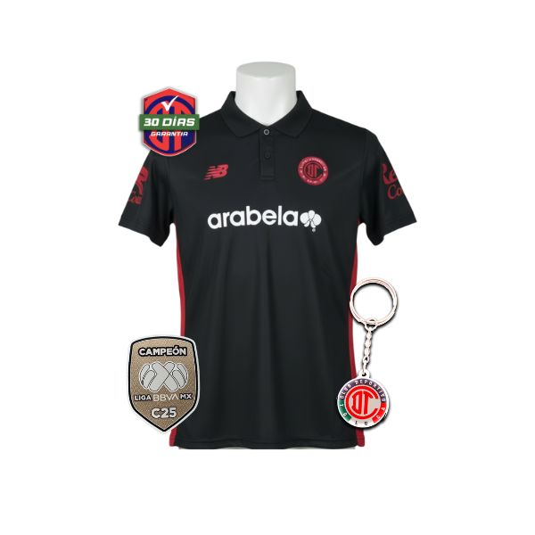 Toluca - Terceira 25/26 Versão Torcedor Camisa Feminina + Champion Patch