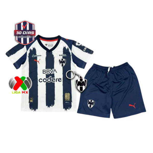 Camisa Rayados Monterrey - Titular 25/26 Versão Torcedor Infantil