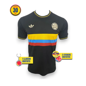 Camiseta Colombia Centenario 2024/2025 Negra