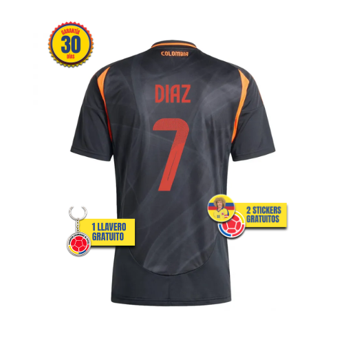 #7 Diaz Camiseta visitante de Colombia  2024/2025