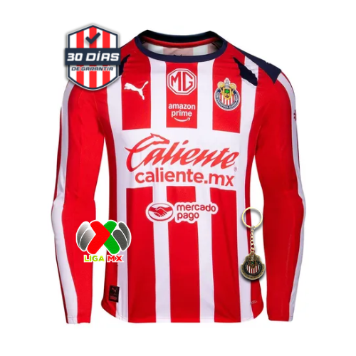 Camisa Chivas Guadalajara - Titular 25/26 Versão Torcedor Manga Longa