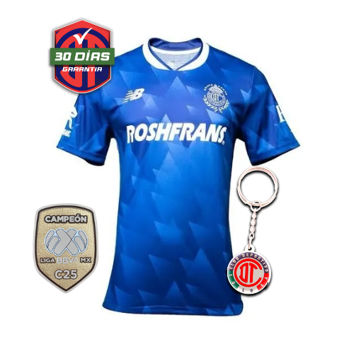 Toluca Tercero 2024/25 + Parche de Campeón