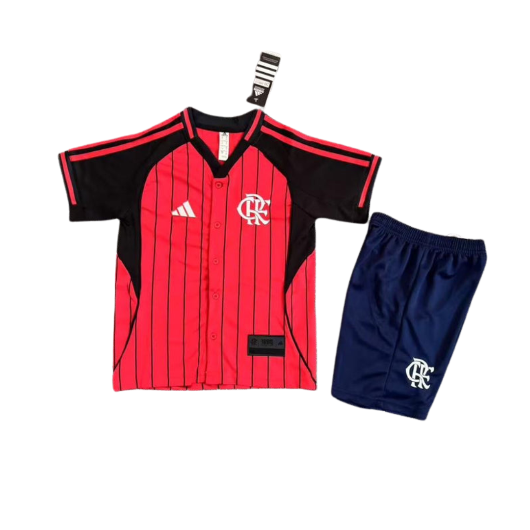 Camisa Flamengo - Titular US Pack 25/26 Versão Torcedor Infantil