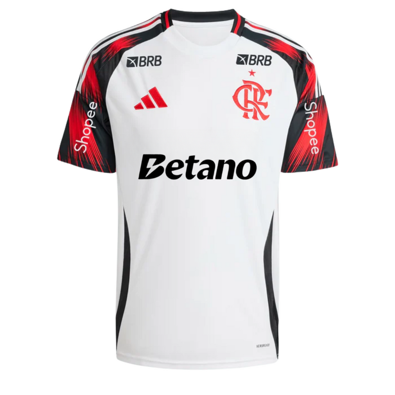 Flamengo - Away 25/26 Fan Version Jersey Betano With Sponsors