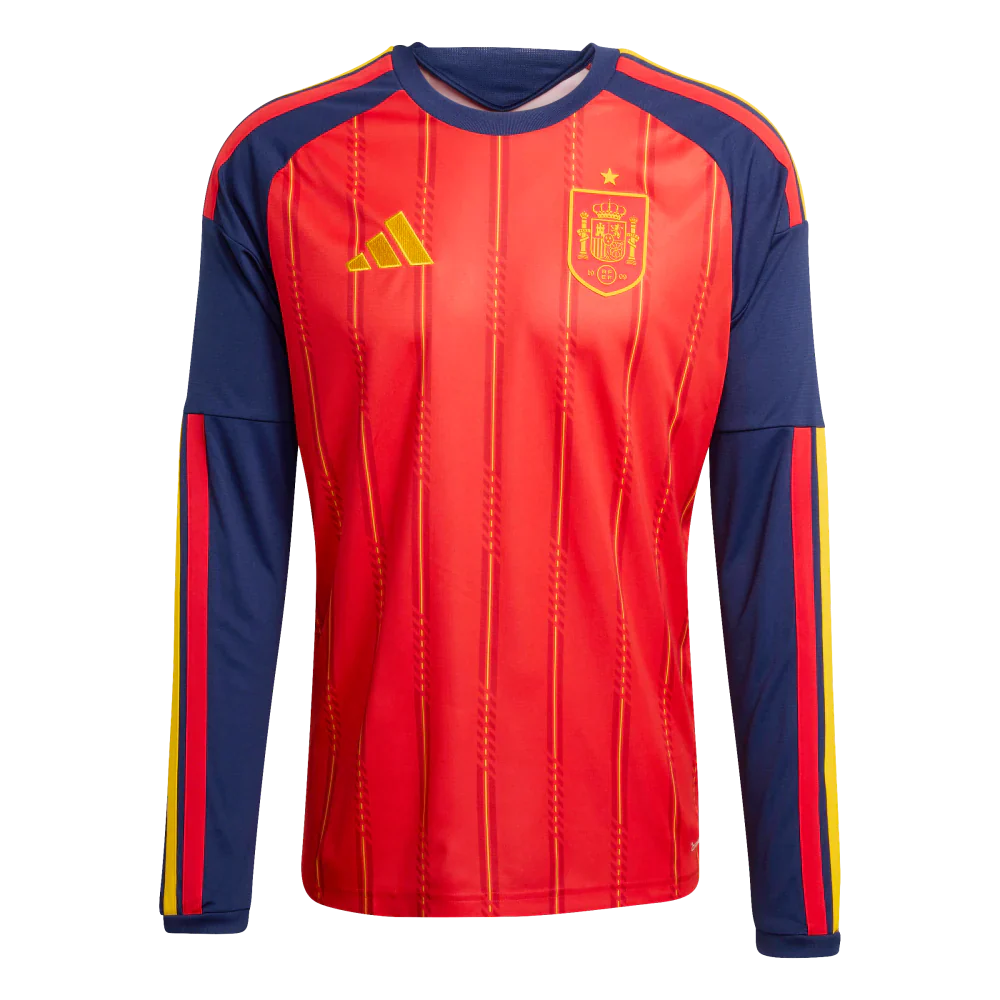 Jersey Spain 2026 Home Long Sleeve WorldCup