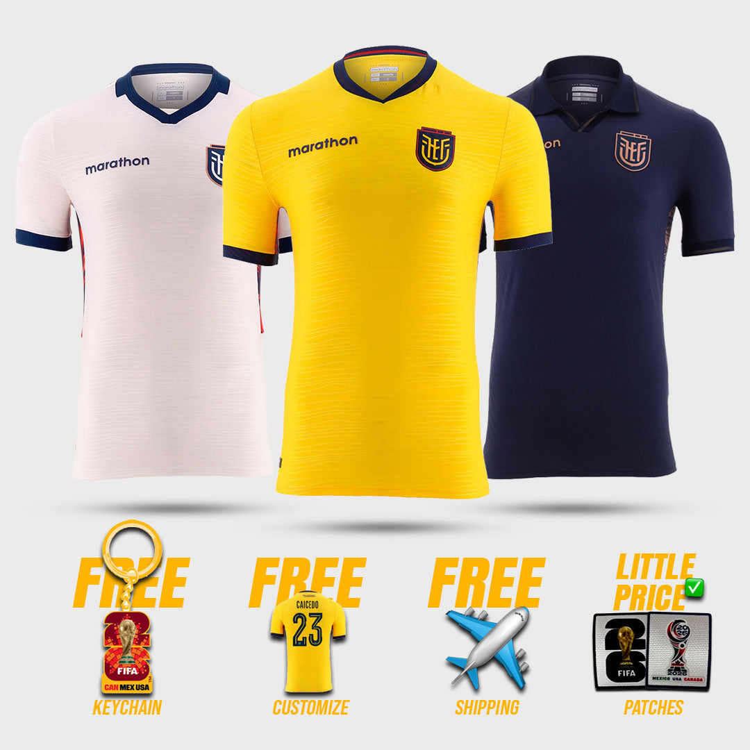 COMBO Equador Titular + Reserva + Terceira 26/27