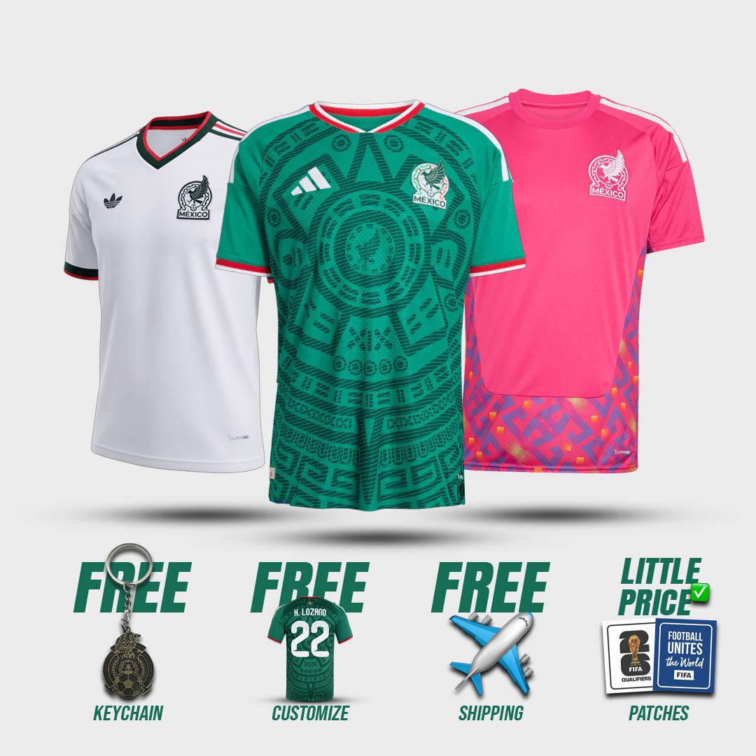 COMBO México Home, Away and Goalkeeper 2026/27