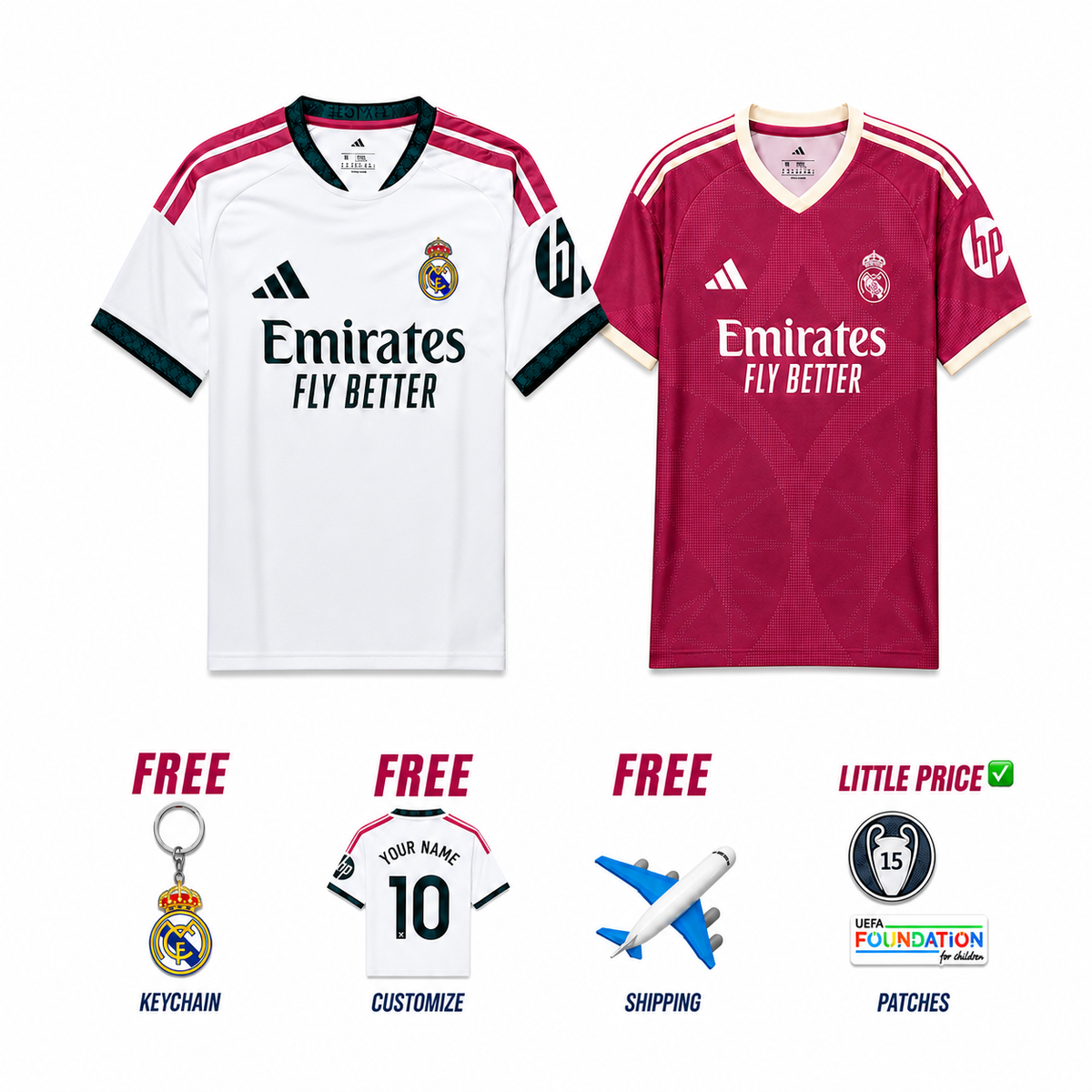 COMBO Real Madrid Titular + Terceira 26/27