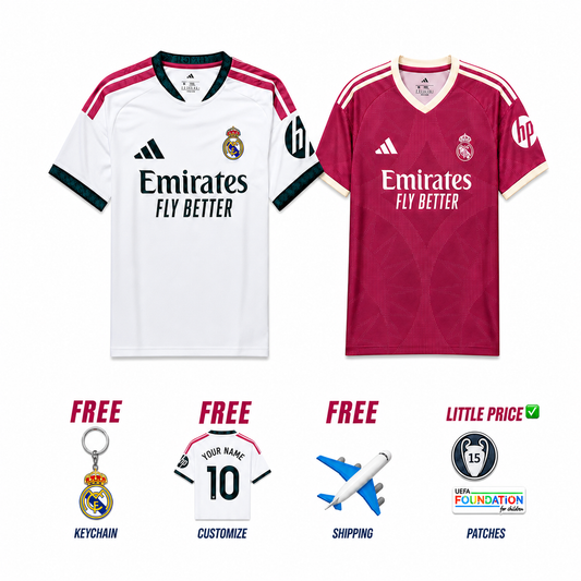 Paquete Real Madrid Local y Tercera 2026/27