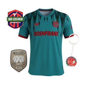 Toluca Goalkeeper 2025/26 + Parche de Campeón