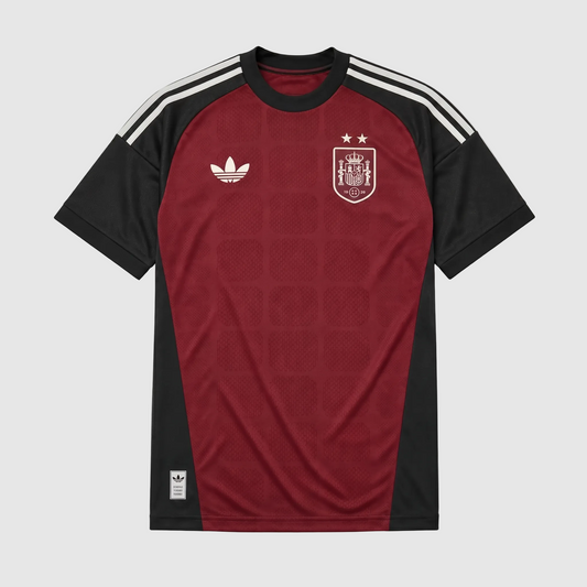 Spain Burgundy Goalkeeper Fan 26/27 - 2 Stars front view