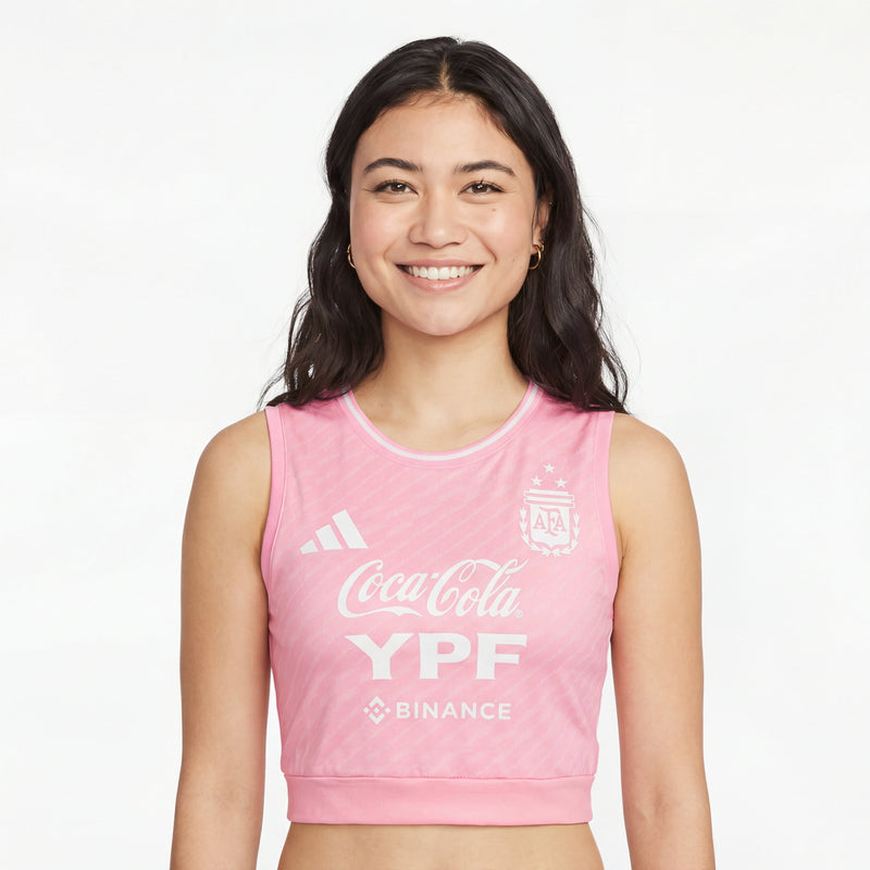 Argentina - Pink Cropped 25/26 Jersey Women