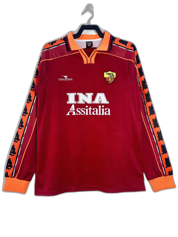 AS Roma - Home Retro 1998/99 Long Sleeve Jersey