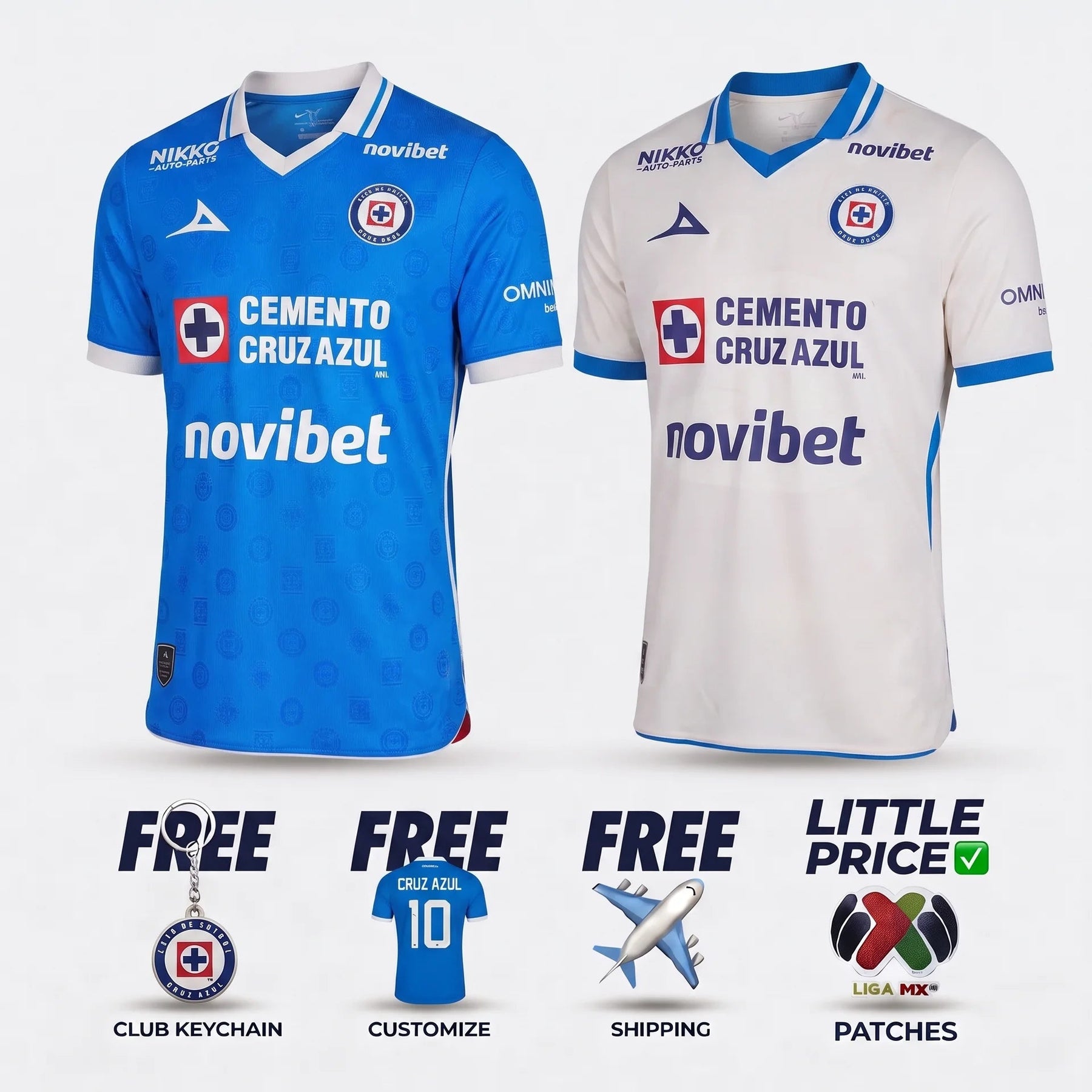 COMBO Cruz Azul Home and Away 2026/27 — product view 1