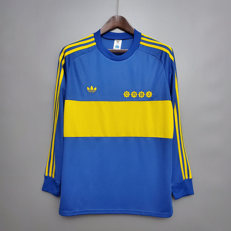 Boca Juniors — Camiseta Retro 1981 Manga Larga