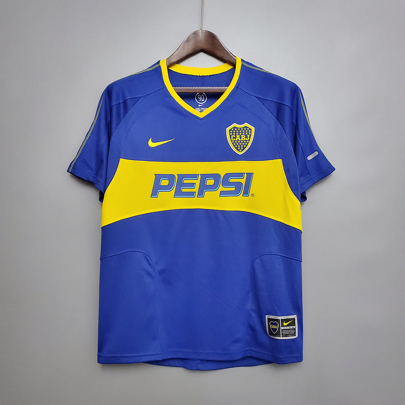 Boca Juniors — Camiseta Retro Titular 03/04
