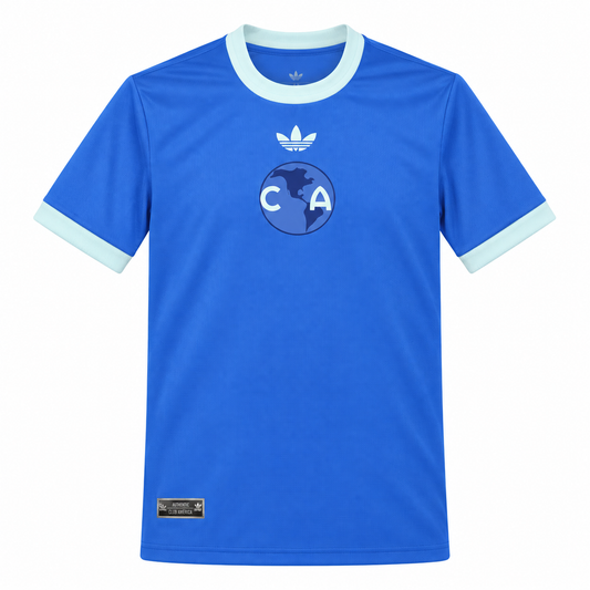 Club América - Anniversary 26/27 Blue Fan Version Jersey front on white background