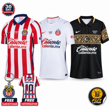Home Away Third 2026/27 bundle with free club keychain and customization