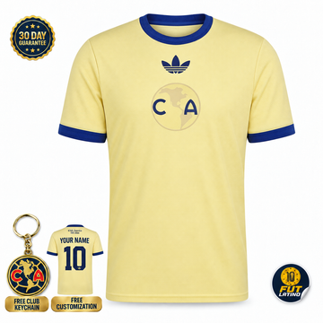 Club América - Anniversary 26/27 Fan Version Jersey — 30 day guarantee, free club keychain and free customization
