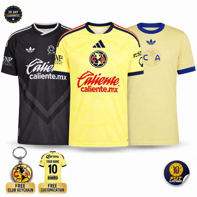 COMBO Club América Home + Away + Anniversary 26/27