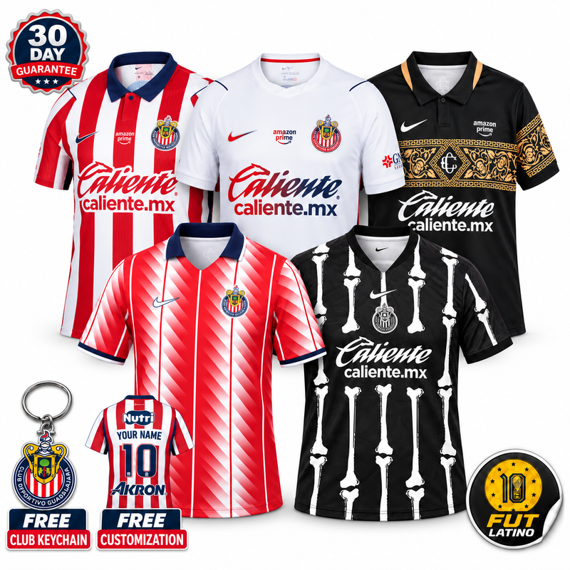 COMBO Chivas Guadalajara Home + Away + Third + Energy + Halloween 2026/27