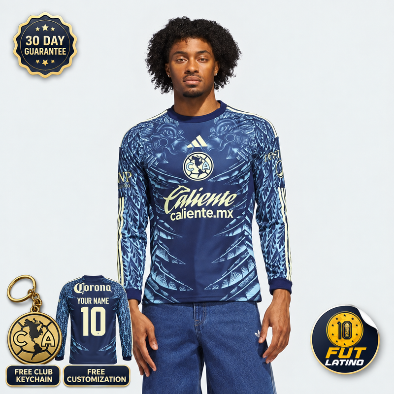 Club América - Away 25/26 Fan Version Long Sleeve Jersey