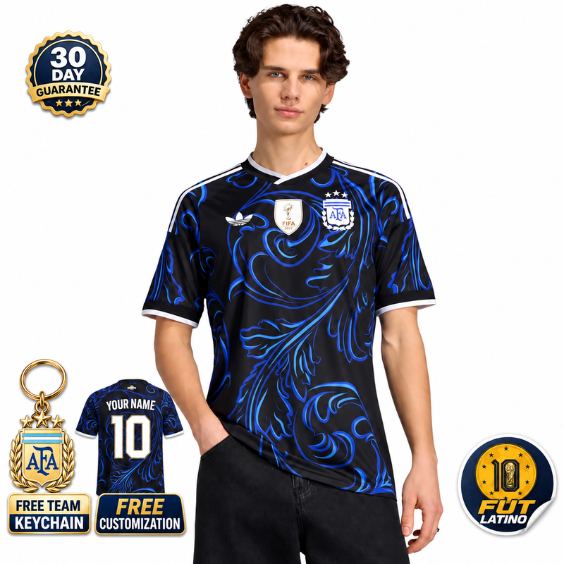 Jersey Argentina - Visitante Mundial 2026 Versión Jugador