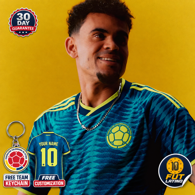 Camisa Colômbia - Reserva Copa do Mundo 2026 Versão Jogador