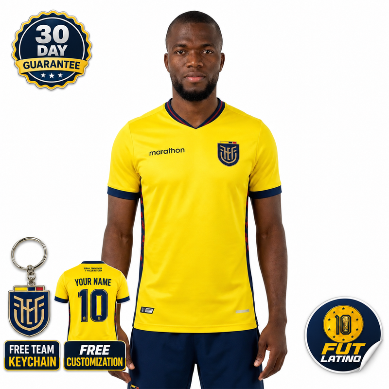 Ecuador - Home 26/27 Fan Version Jersey US Sizes