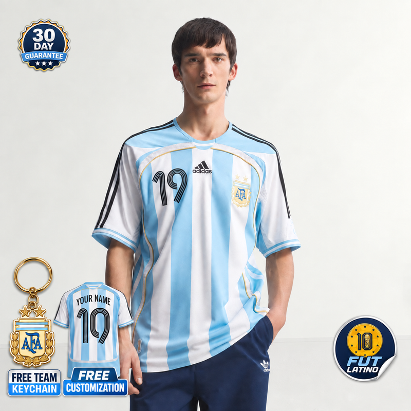 Argentina - Local Retro 2006 Jersey Messi