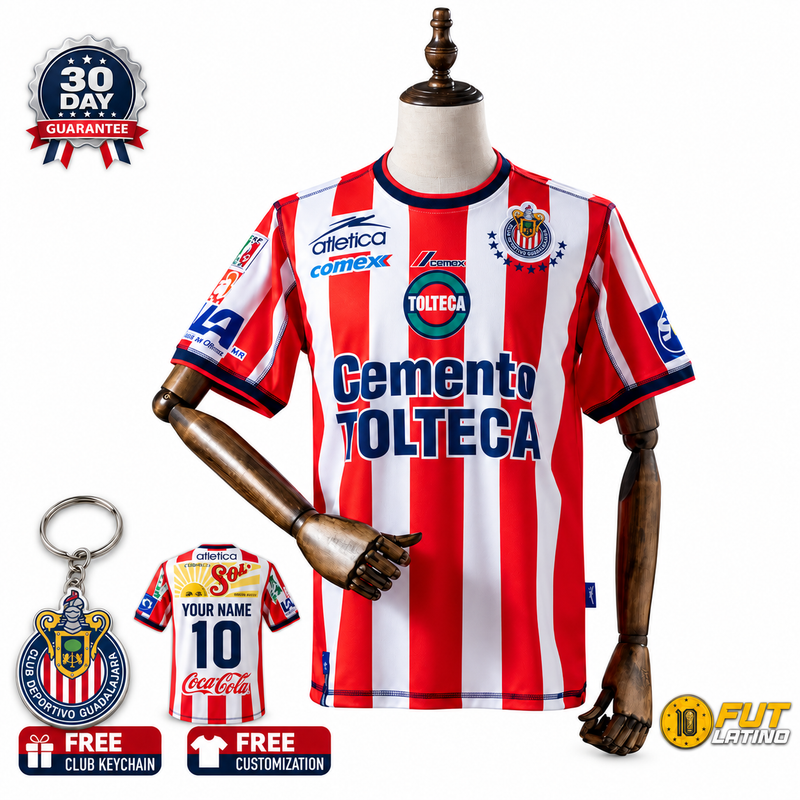 Camisa Chivas Guadalajara - Titular Retrô 2002/03
