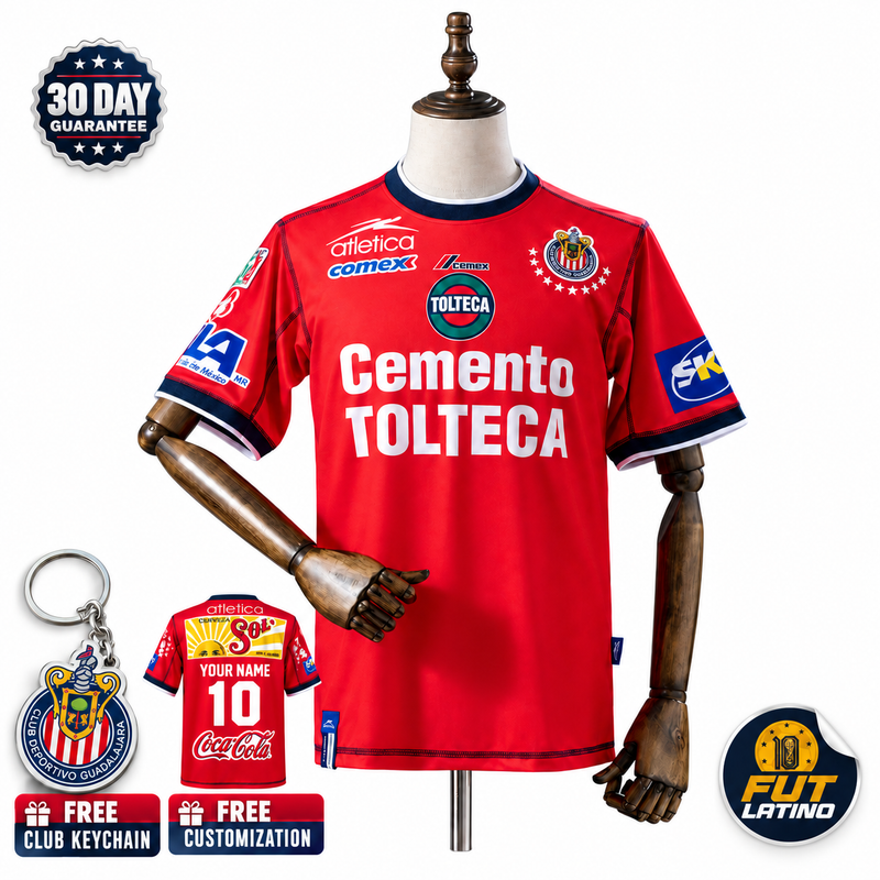 Chivas Guadalajara - Home Retro 2002/03 Jersey v2