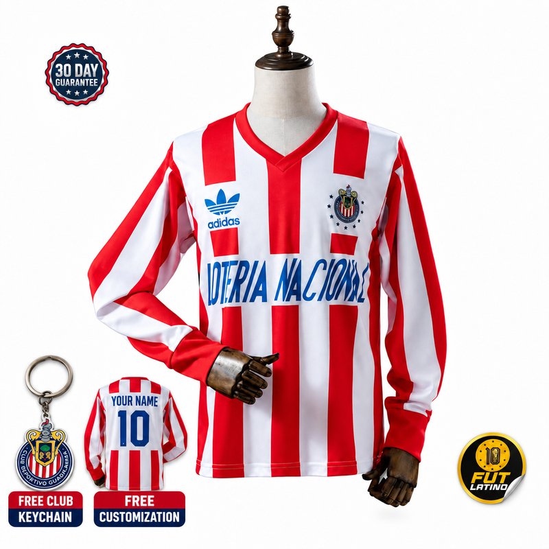 Chivas Guadalajara - Home Retro 1991/92 Long Sleeve Jersey
