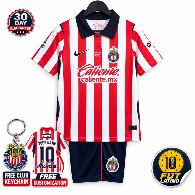 Chivas Guadalajara - Home 2026/27 Kids Kit
