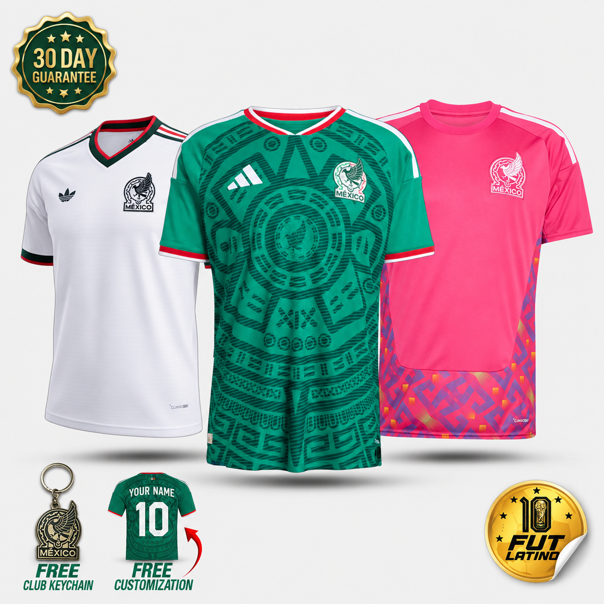 COMBO Mexico Home + Away + Goalkeeper 26/27