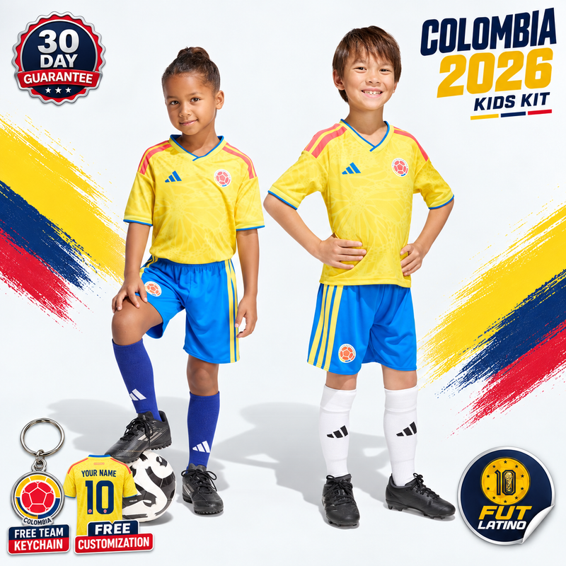 Colômbia - 2026 Conjunto Infantil