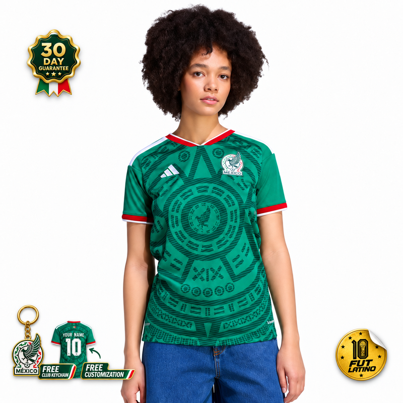Jersey México - Local Mundial 2026 Versión Aficionado Mujer