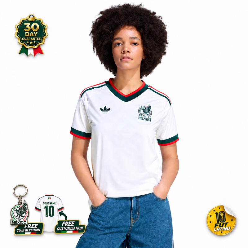 Jersey México - Visitante Mundial 2026 Versión Aficionado Mujer