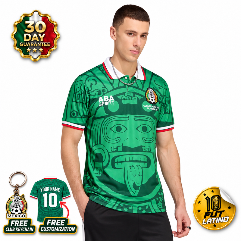 Jersey México - Retro Verde 1998 Mundial