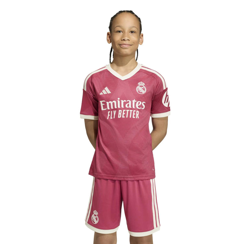 Jersey Real Madrid - Tercero Rosa 26/27 Versión Aficionado Niños