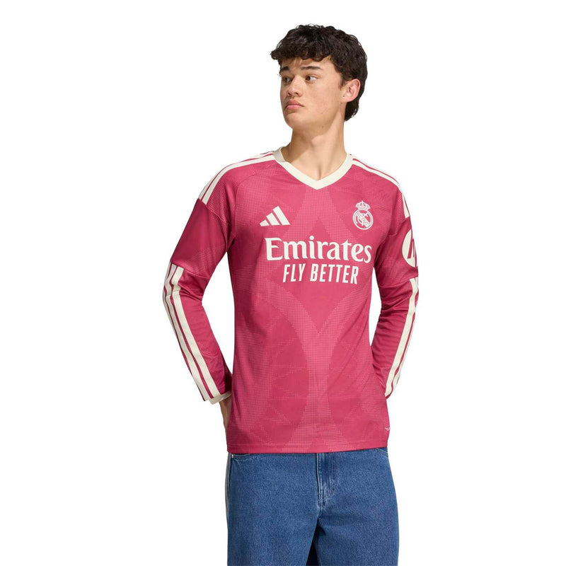 Jersey Real Madrid - Tercero Rosa 26/27 Versión Aficionado Manga Larga