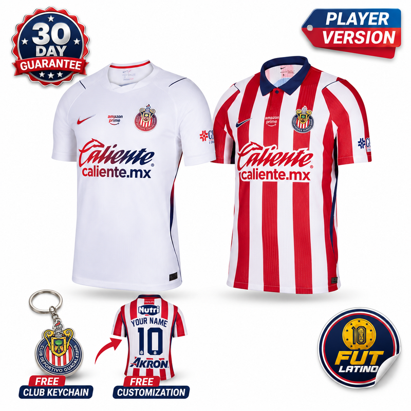COMBO Chivas Guadalajara Home + Away 26/27 Player Version