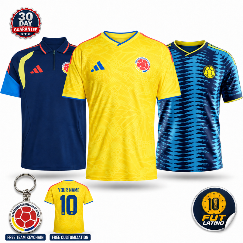 COMBO Colômbia Titular + Reserva + Treino 26/27