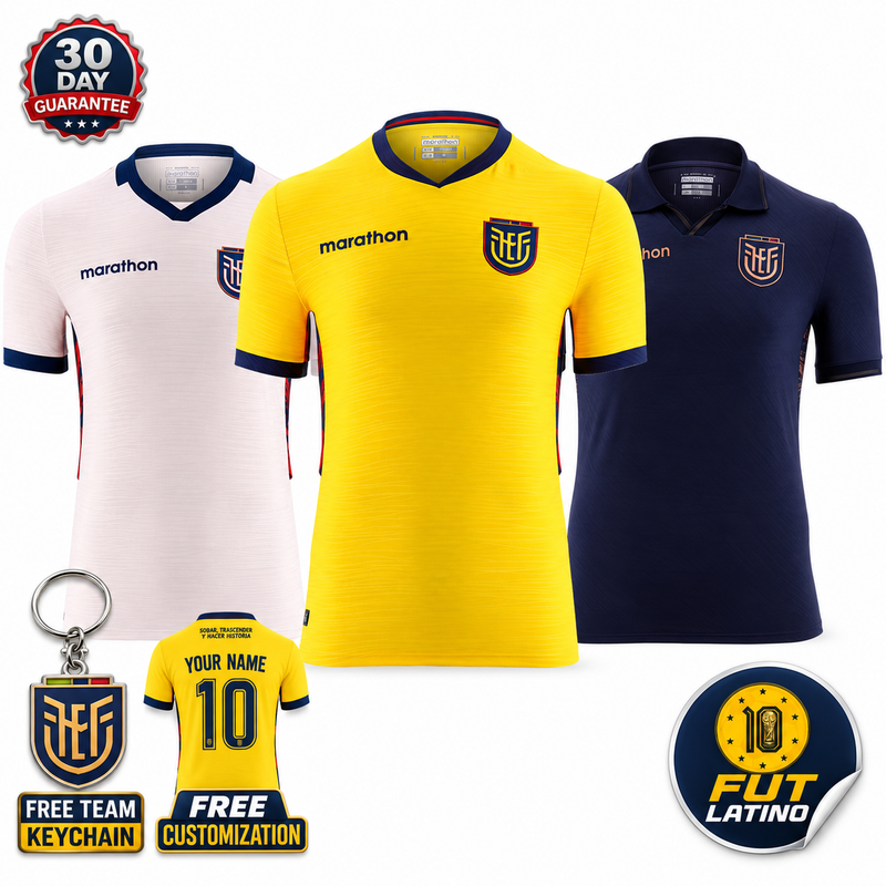 COMBO Equador Titular + Reserva + Terceira 26/27